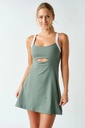 SCULPTED CUTOUT ACTIVE DRESS