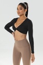 TWIST KNOT WORKOUT CROP TOP