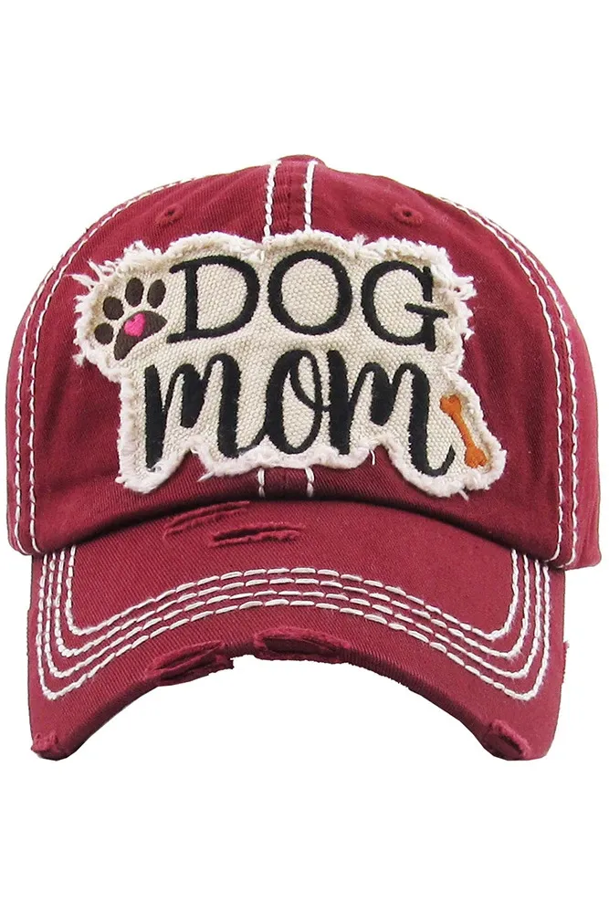 DOG MOM VINTAGE CAP
