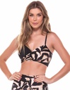 TIGER OVERLAP WORKOUT BRA