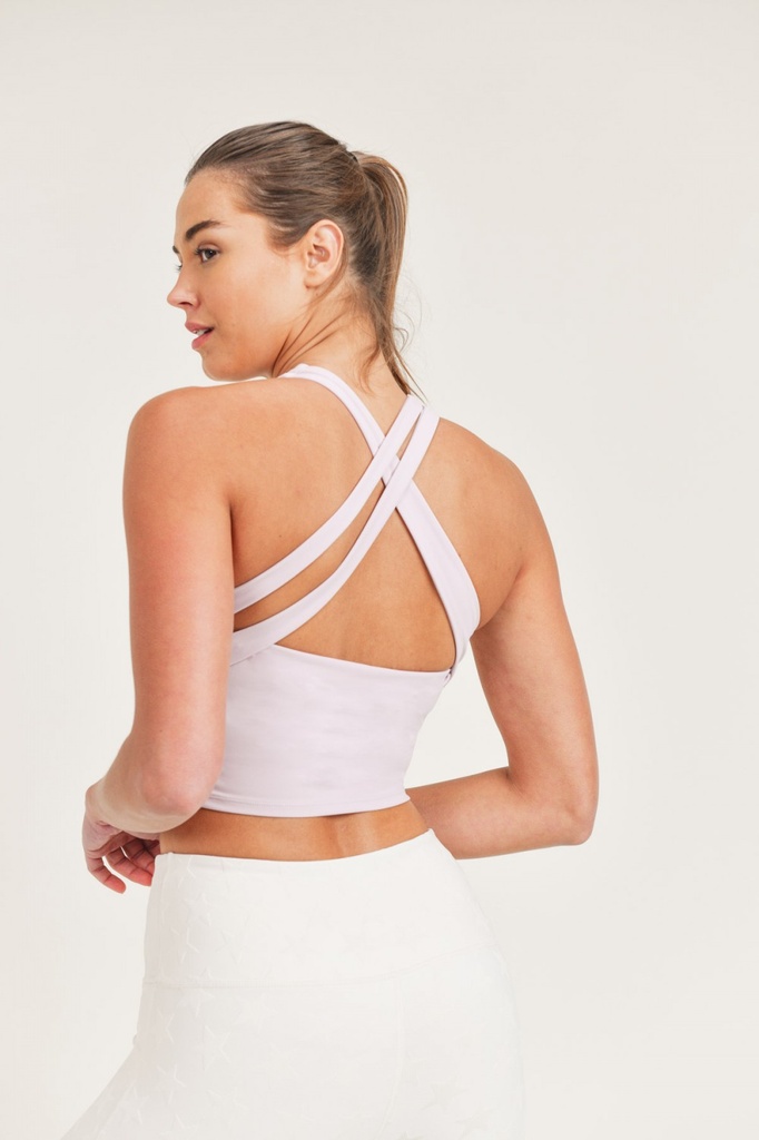 STRAPPED BACK CROP TOP