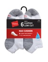 MEN'S 6PK CUSHION LOW CUT SOCKS