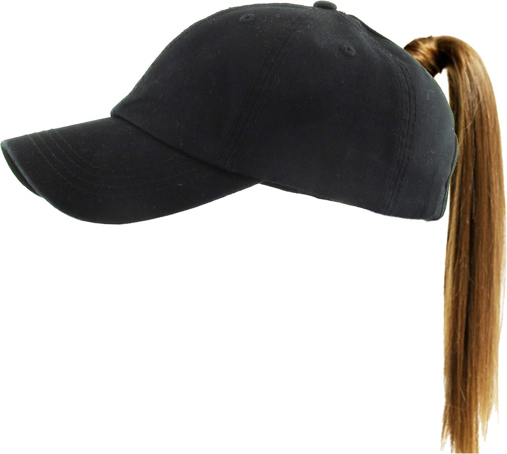 CLASSIC COTTON PONYTAIL BALLCAP