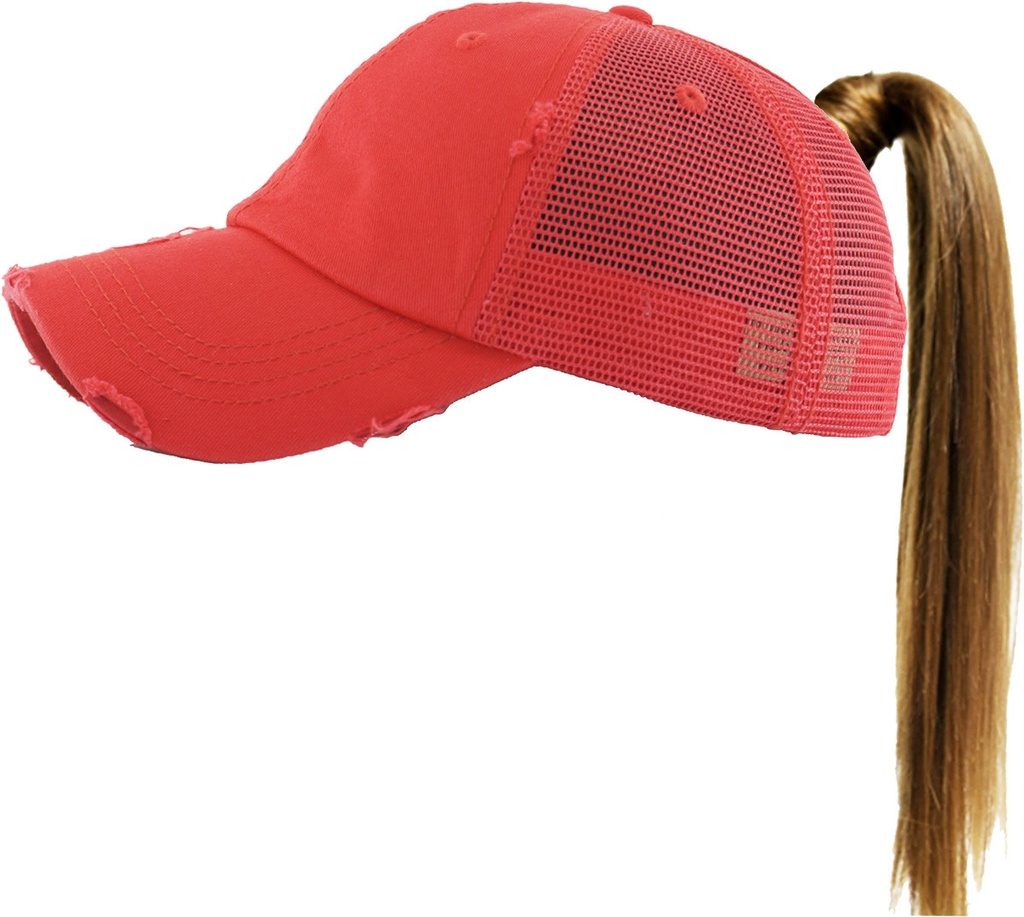 PONYTAIL MESH BACK CAP