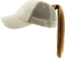 PONYTAIL MESH BACK CAP