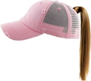 PONYTAIL MESH BACK CAP