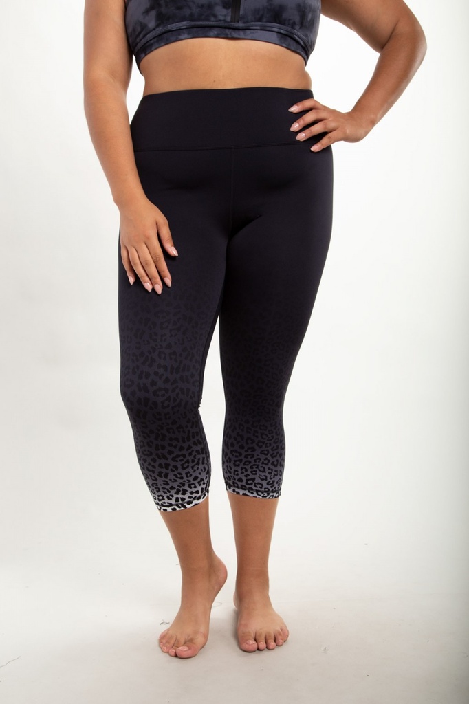 LEOPARD OMBRE HIGHWAIST CAPRI