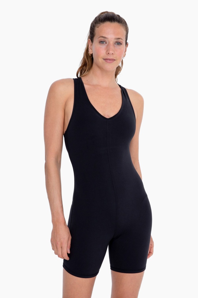 Racerback V-Neck Shortsie