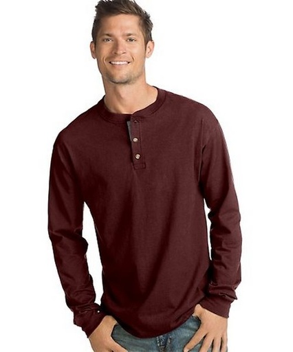 HANES BEEFY HENLEY