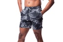 BLACK PALM SWIM TRUNKS