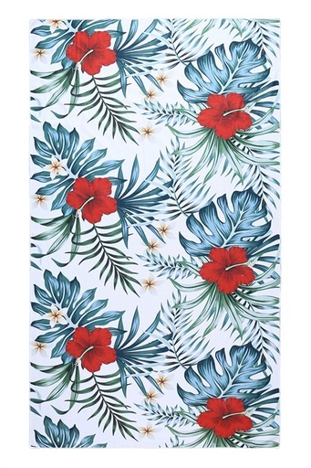 [HDF3214] TROPICAL FLOWER PRINT TOWEL