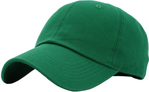 [KB-LOW-GREEN] BASIC BASEBALL CAPS