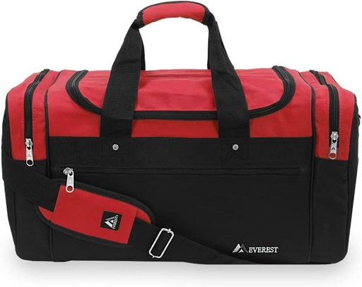[S219Red/Blk] EVEREST 21.5" SPORTS DUFFEL BAG