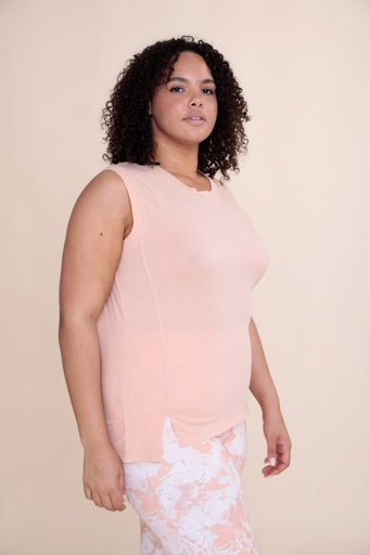 TANK WITH SPLIT HEM DETAIL