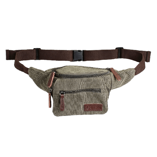 [B459-OLV] CANVAS WAIST POUCH