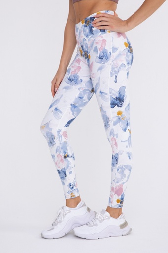 WATERCOLOUR FLORAL LEGGINGS