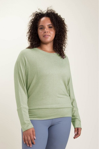 DOLMAN-SLEEVED TOP