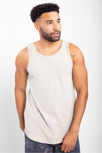 TANK WITH CURVED HEM