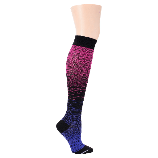 [ZSK803-blkfus] UNISEX COMPRESSION SOCKS