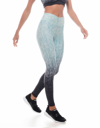 GRADIENT FLORAL LEGGINGS