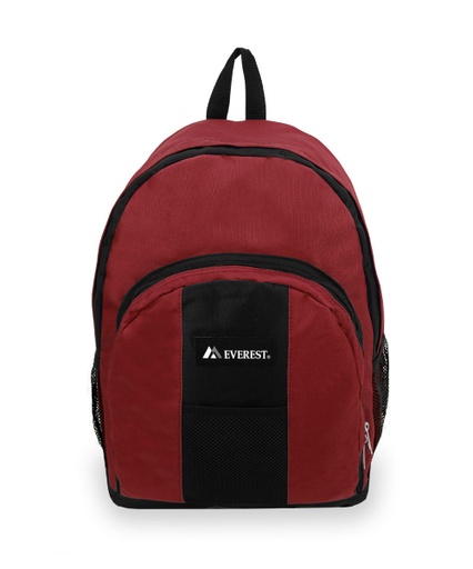 [BP2072-BURG/BLK] EVEREST 17&quot; BACKPACK