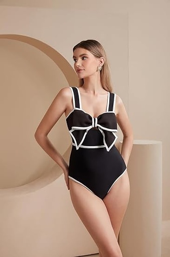 RETRO BOW SWIMSUIT