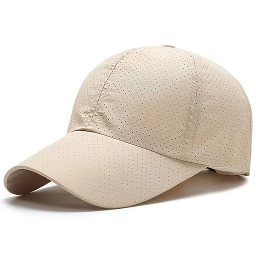 [TM-002Beige] DRIFIT BASEBALL CAPS