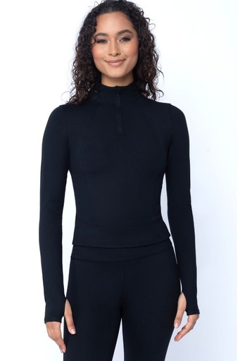 EVERYDAY HALF ZIP LONG SLEEVE TOP