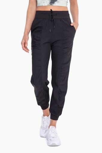 RUNCHED FRONT ACTIVE JOGGERS