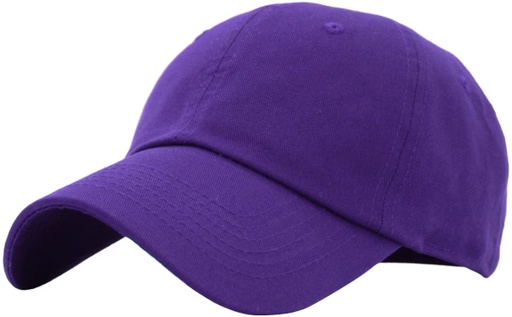 [KB-LOW-PURP] BASIC BASEBALL CAPS