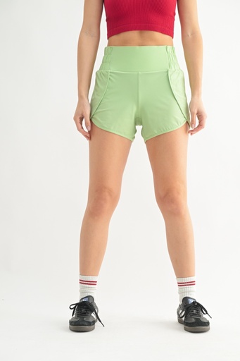 HIGHWAIST SPLIT RUN SHORTS