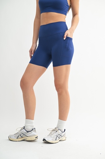 VENICE SCULP BIKER SHORTS