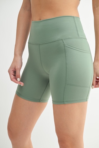 VENICE SCULP BIKER SHORTS