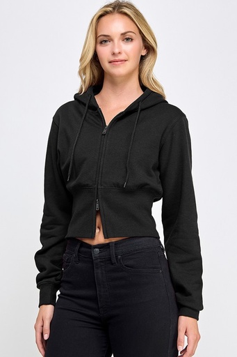 TWO WAY ZIPUP HOODIE