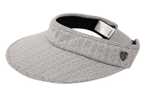 [V2721-GREY] SUMMER COLOUR PRINT VISOR