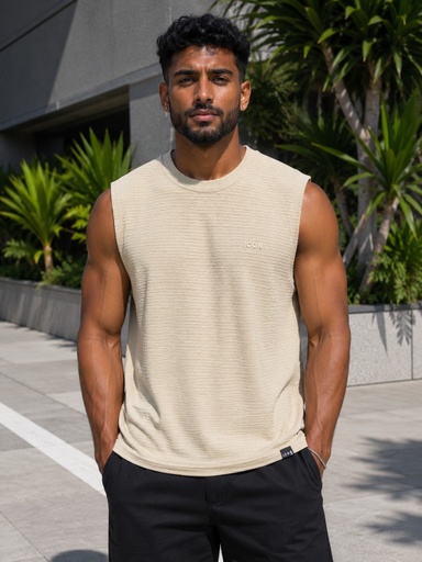 RIBBED ATHLETIC TANK
