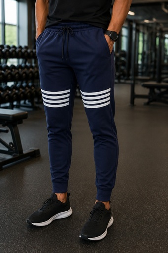 STRIPED JOGGERS