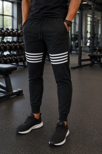 STRIPED JOGGERS